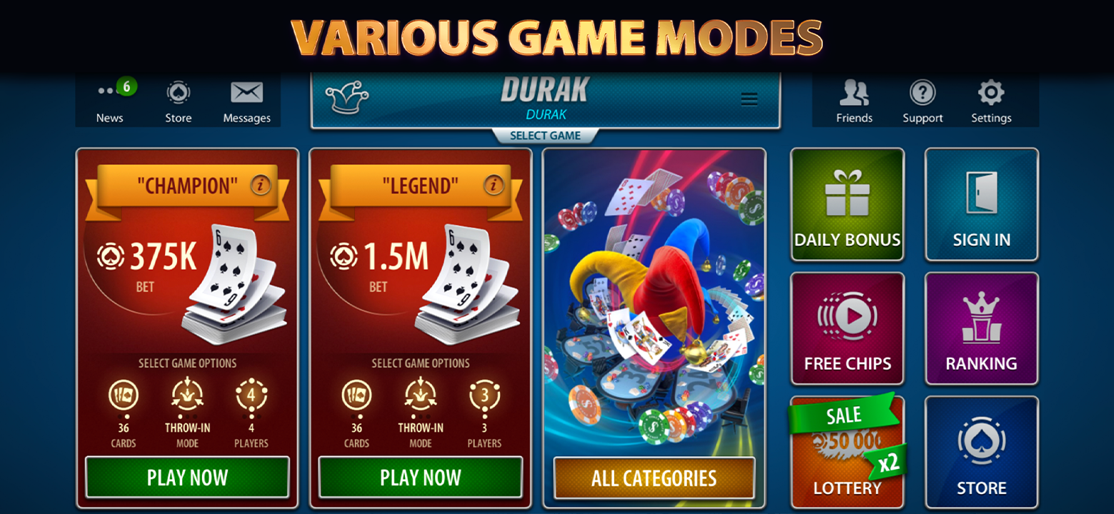 Durak cards — play online for free on Yandex Games