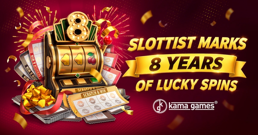 Slottist Spins 8th Birthday Celebrations