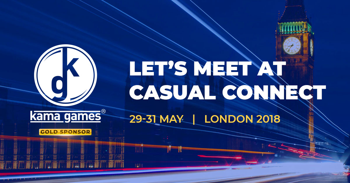 KamaGames to attend Casual Connect in London